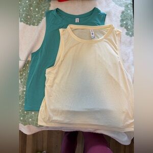 All in Motion Everyday Sleeveless Tank Top Bundle - Yellow & Teal